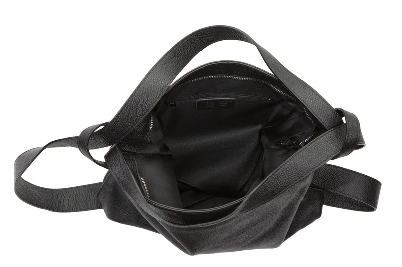Sac à main convertible en cuir grainé SOHO Noir