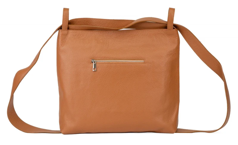 Sac à main convertible en cuir grainé SOHO Camel