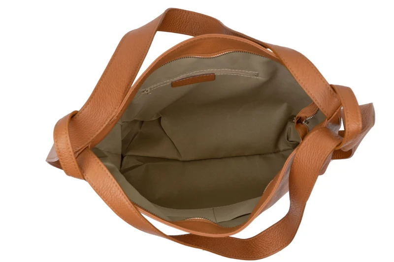 Sac à main convertible en cuir grainé SOHO Camel