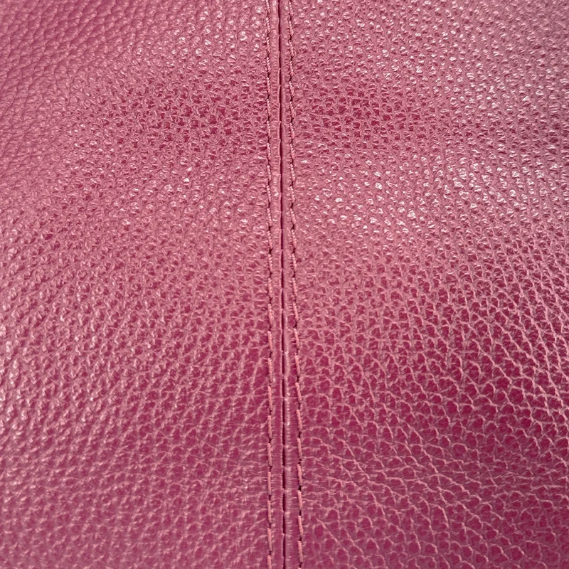 Sac porté épaule en cuir grainé BOSTON Prune