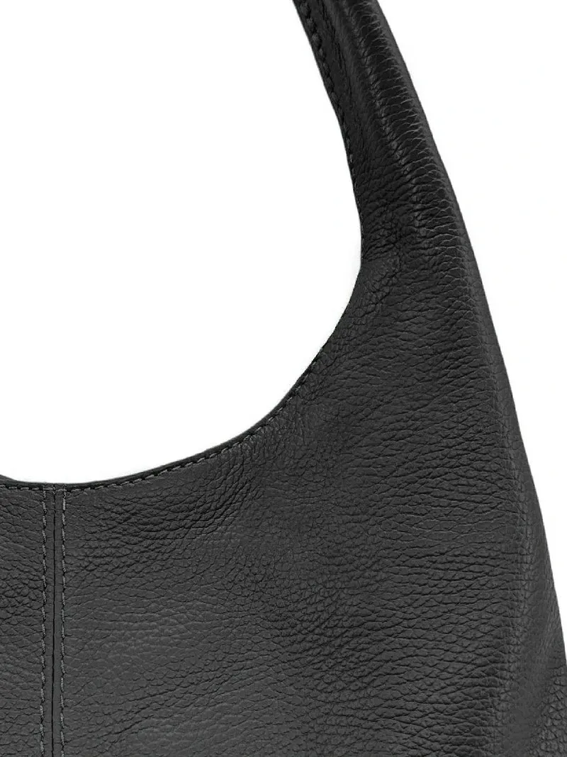 Sac porté épaule en cuir grainé BOSTON Noir