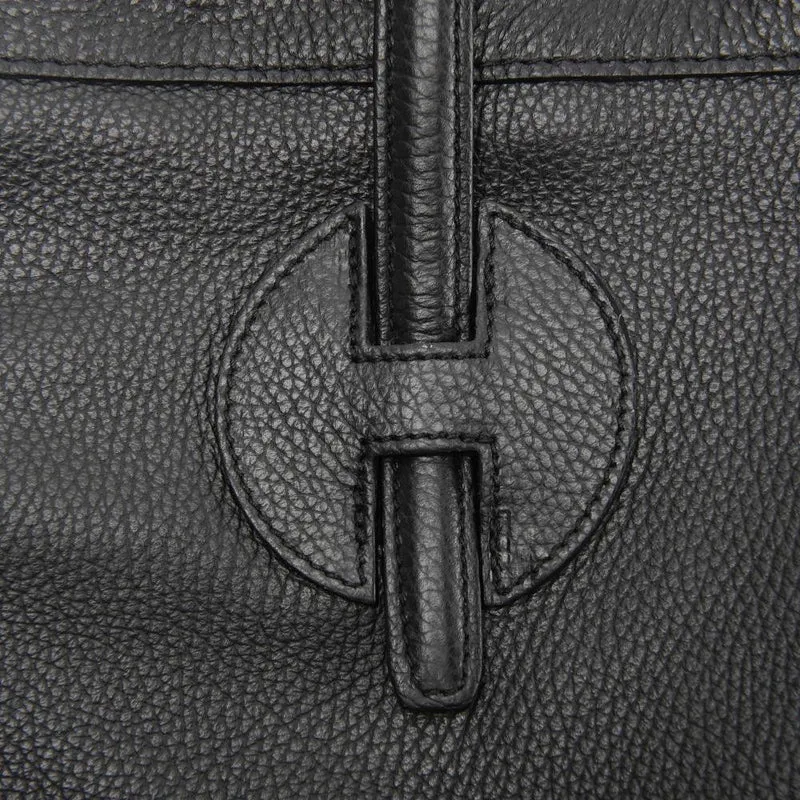 Sac cabas en cuir grainé INNOCENT Noir