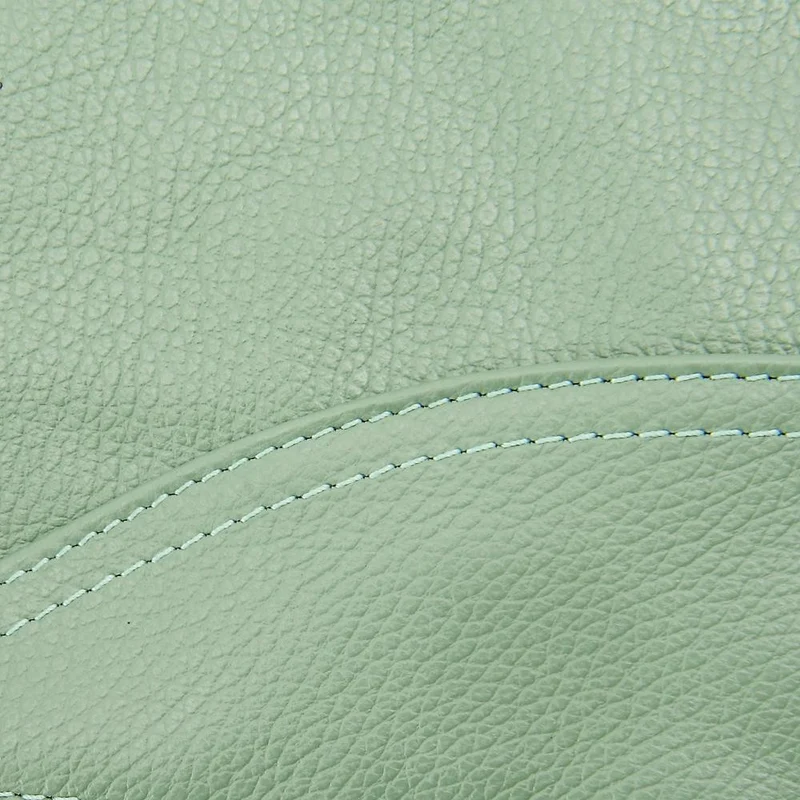 Sac à main en cuir grainé SETE Vert pastel