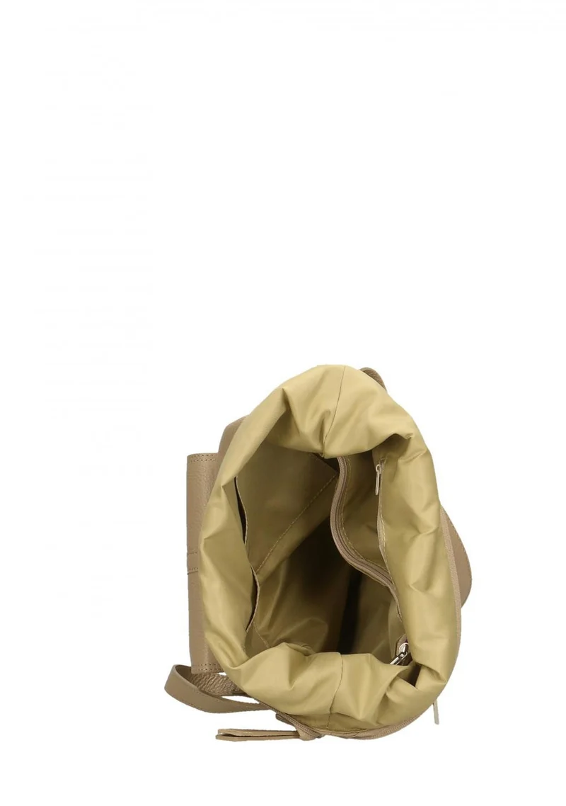 Sac à main convertible en cuir grainé RIMINI Taupe