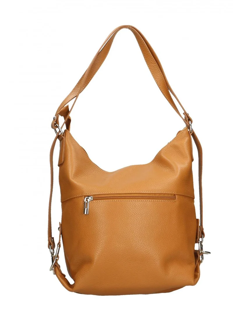 Sac à main convertible en cuir grainé RIMINI Cognac