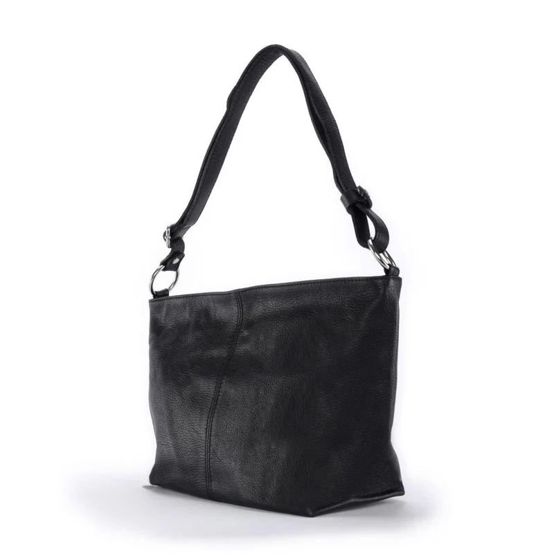 Sac à main en cuir grainé KUTA Noir