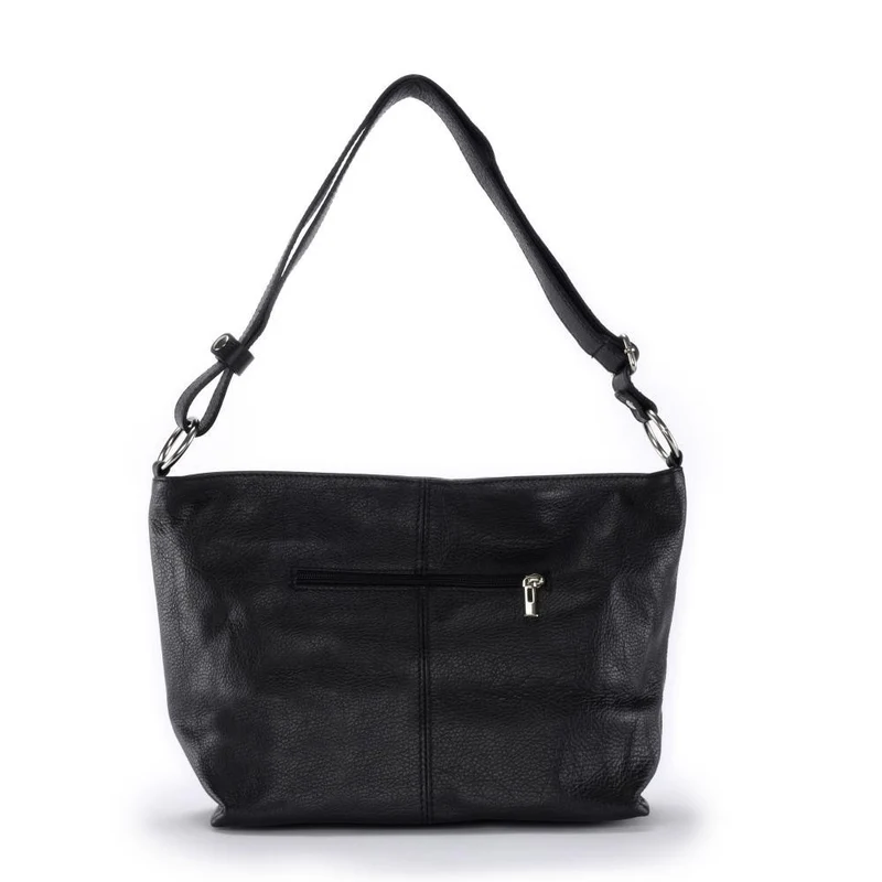 Sac à main en cuir grainé KUTA Noir