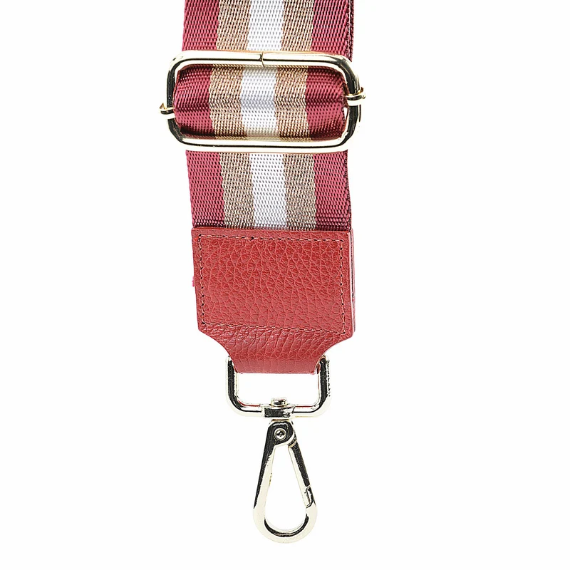 Bandoulière amovible dorée BAYA Rouge garance