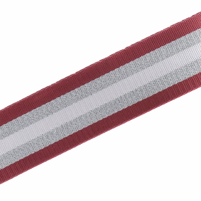 Bandoulière amovible argentée BAYA Rouge garance