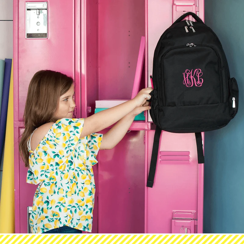 Black Backpack - Personalized