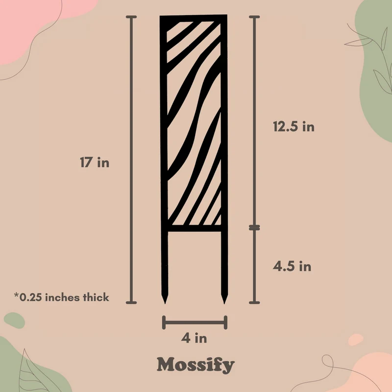 Zebra Wooden Trellis