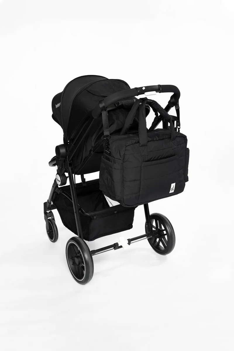 Diaper Bag With Changing Mat Black