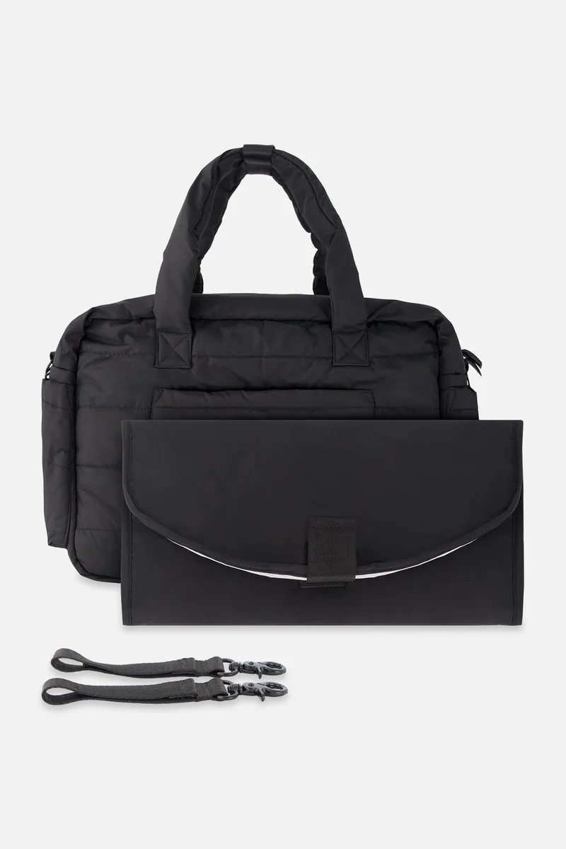 Diaper Bag With Changing Mat Black