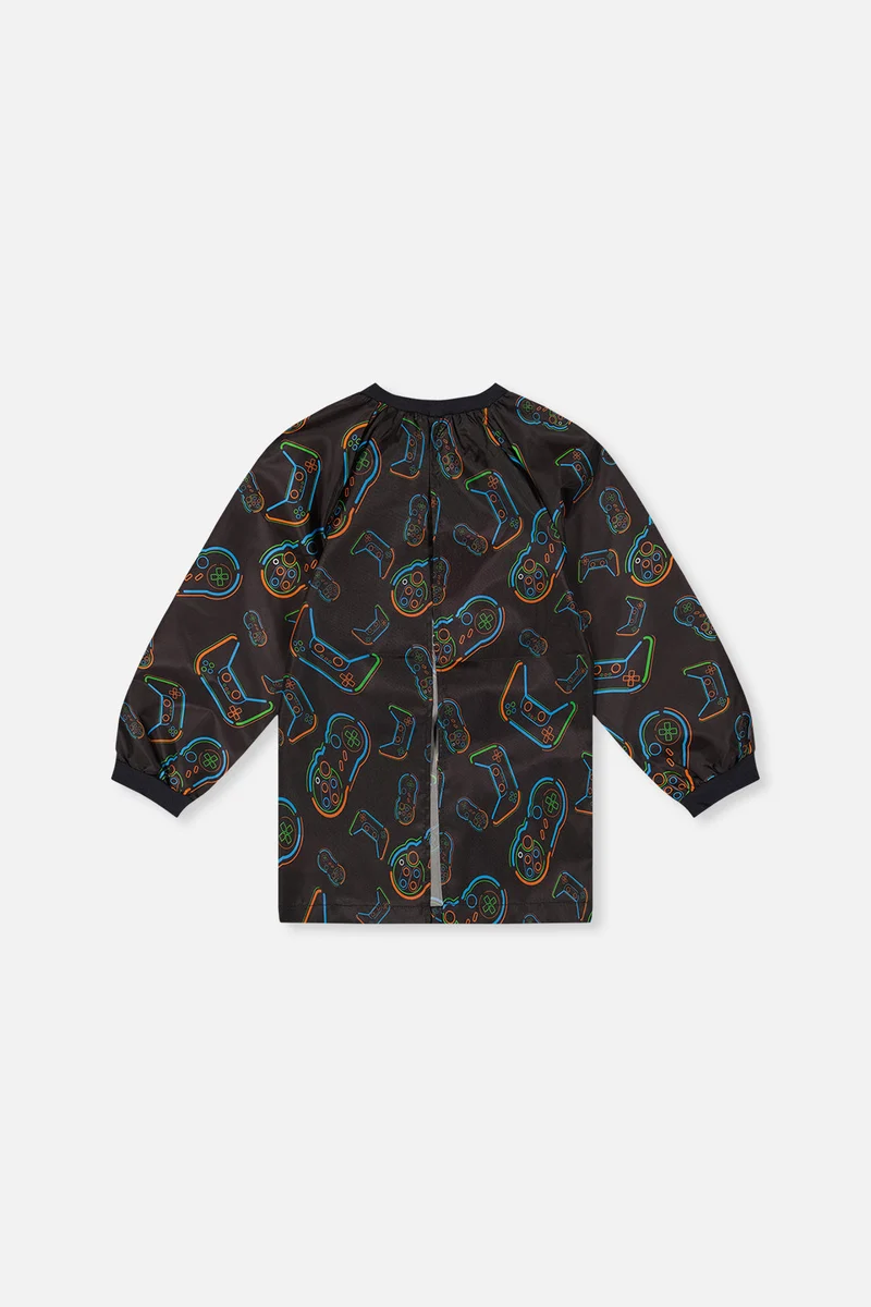 Apron Black Printed Controller