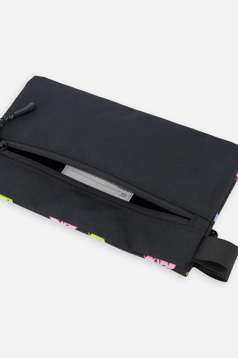 Pencil Case Black Printed Gummy Bears