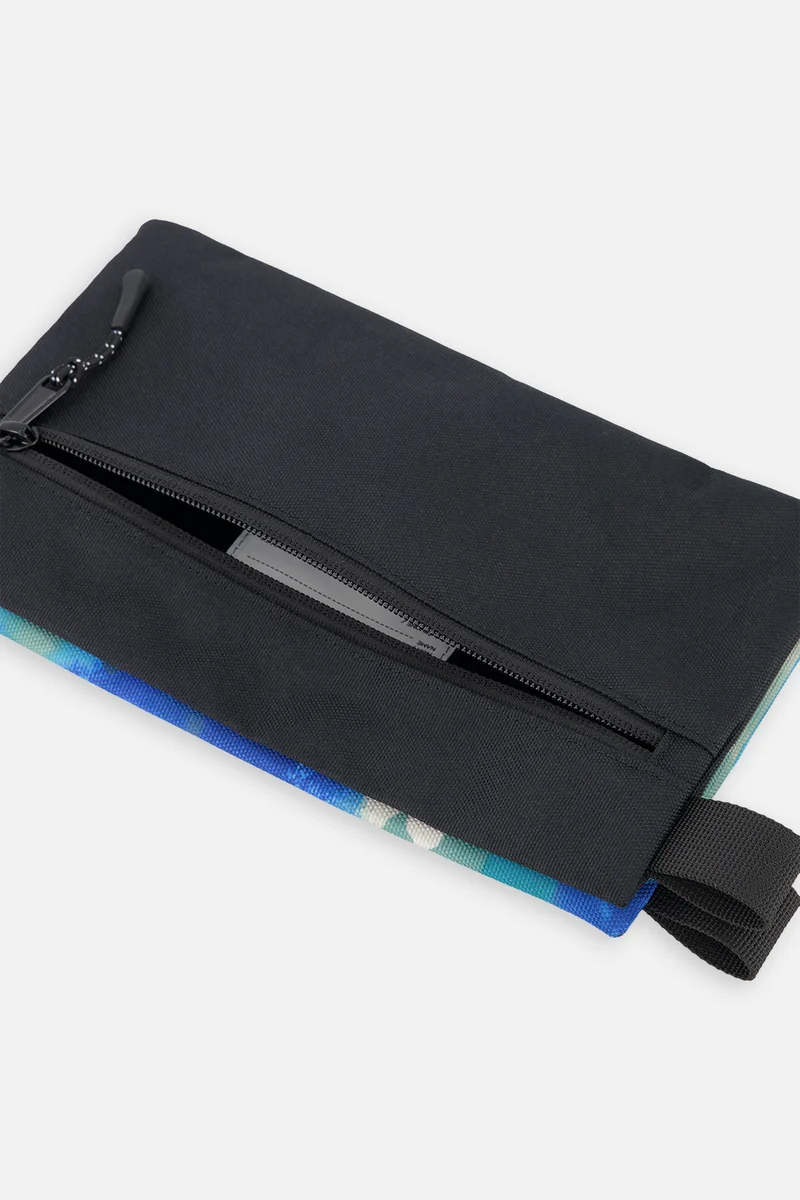 Pencil Case Blue And Grey Camouflage