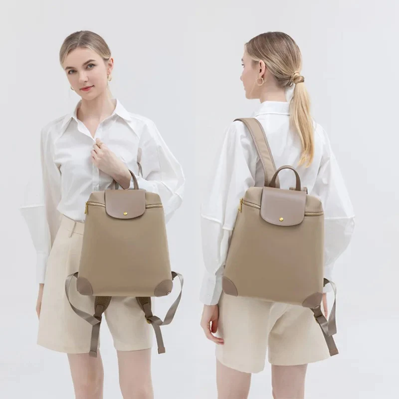 Vigo sac à dos femme tendance toile et cuir