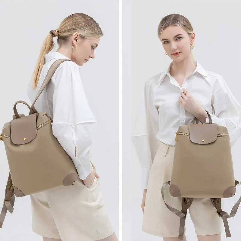 Vigo sac à dos femme tendance toile et cuir
