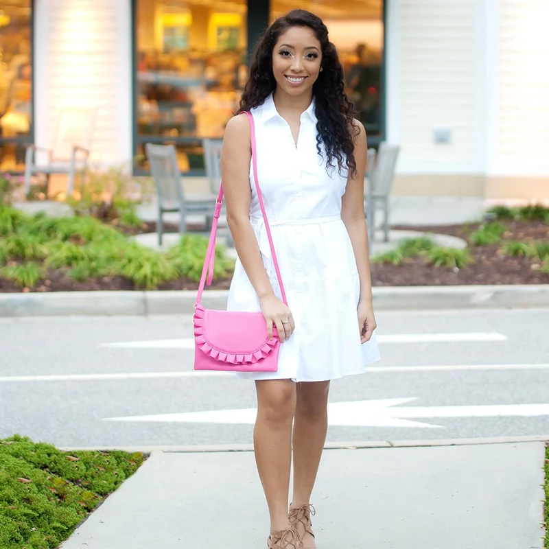 Hot Pink Chloe Purse - Personalized