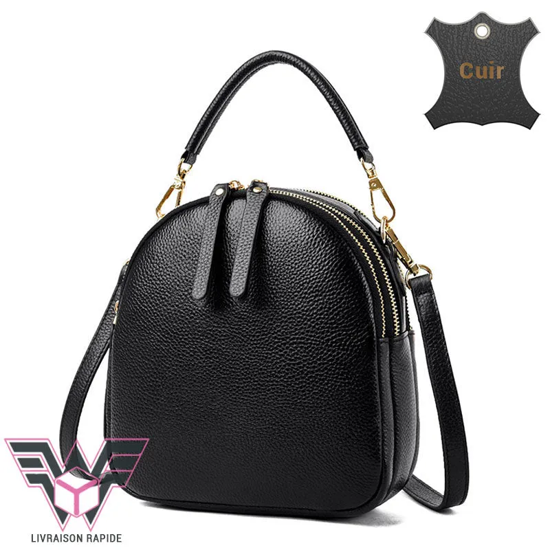 Darwin petit sac à dos femme cuir