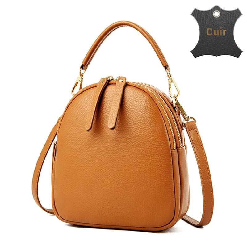 Darwin petit sac à dos femme cuir