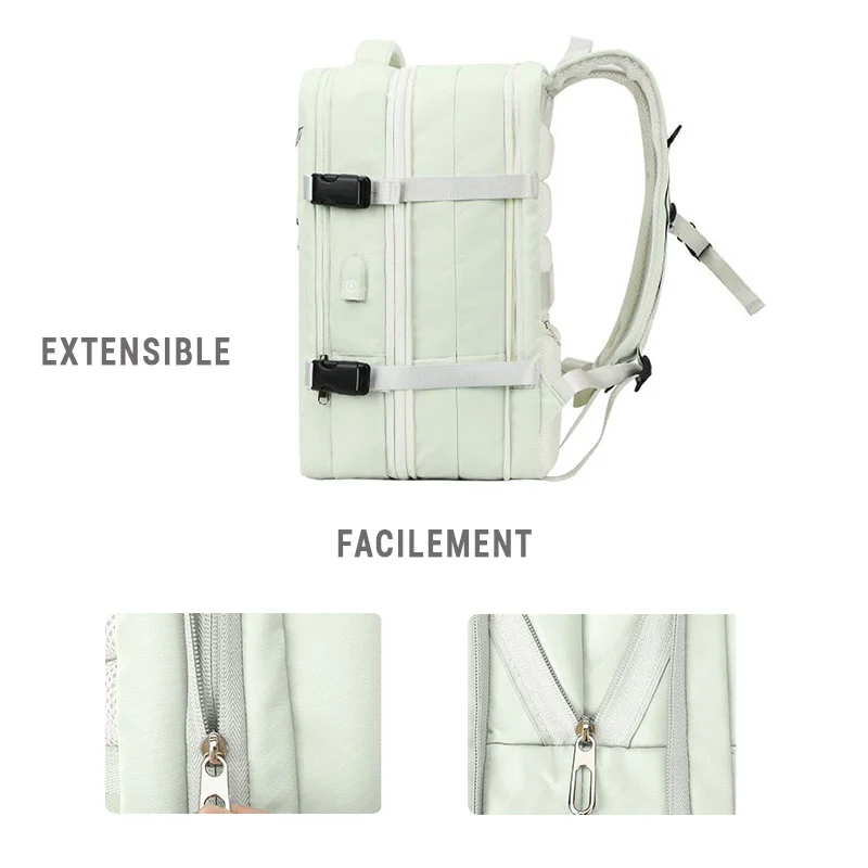 Arlo sac à dos voyage femme extensible
