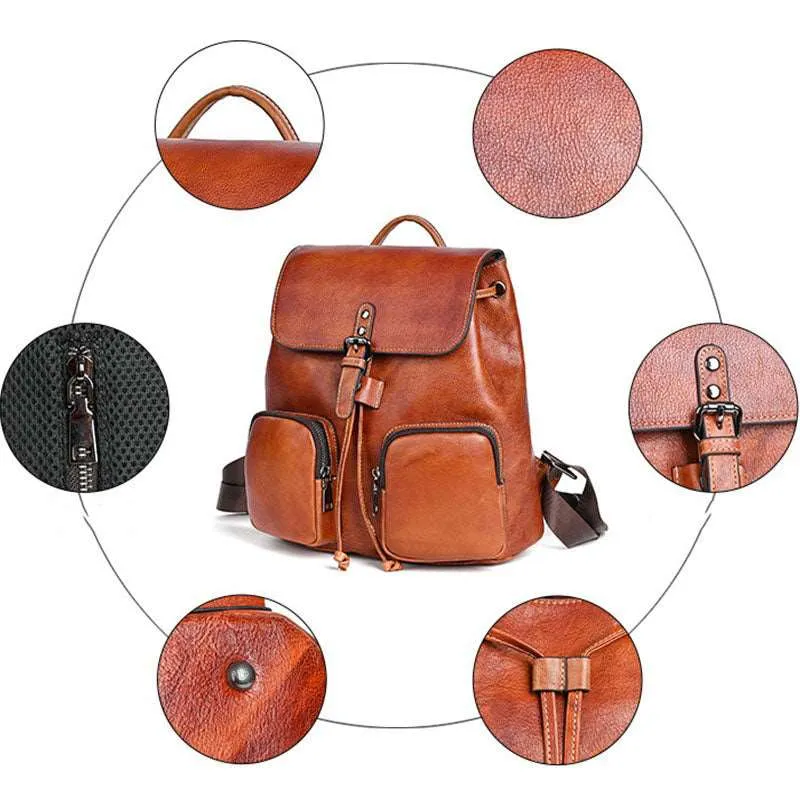 Arsène sac à dos femme cuir vintage