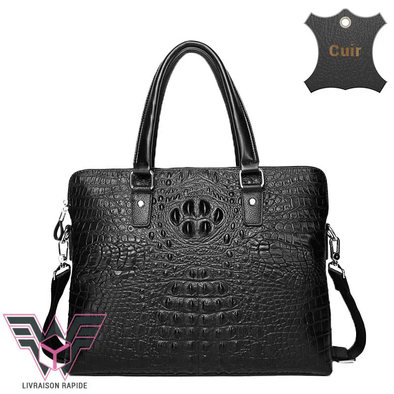 Kroco sacoche ordinateur femme cuir