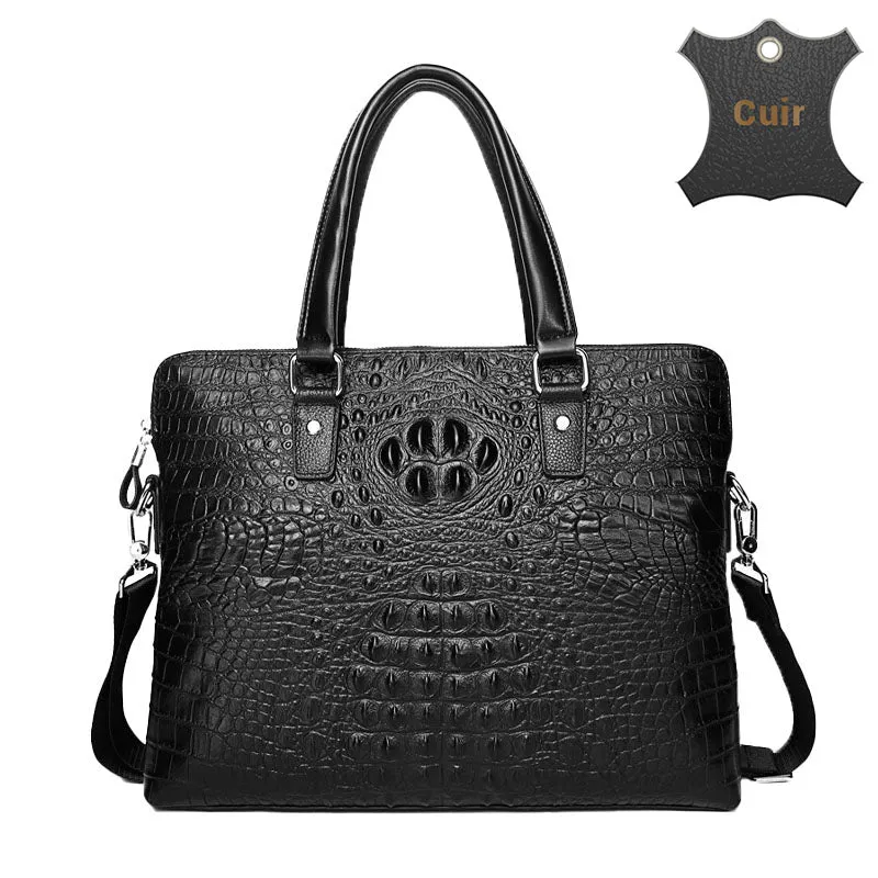 Kroco sacoche ordinateur femme cuir