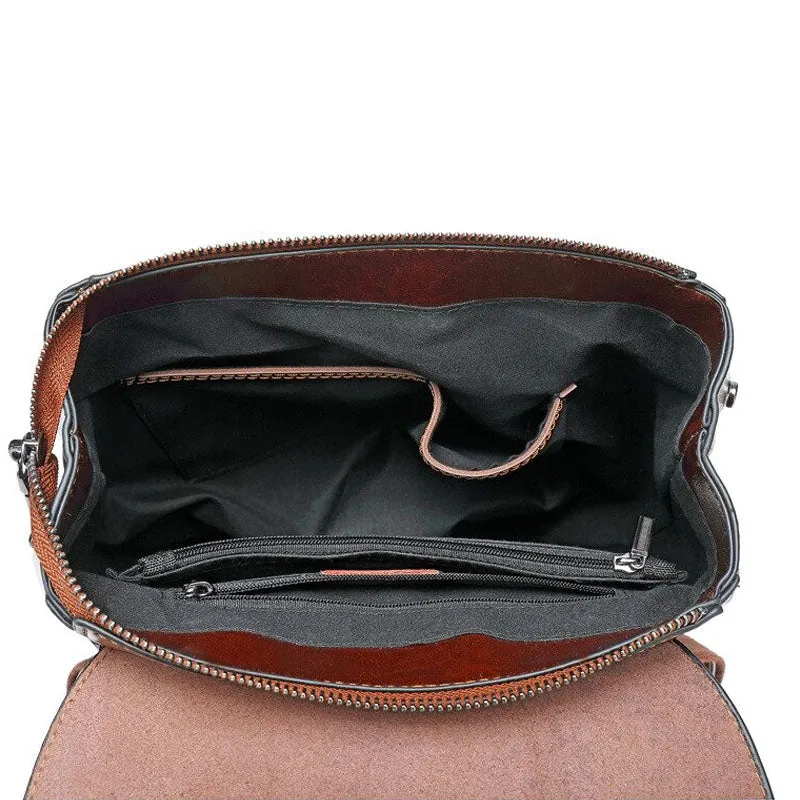 Skive sac à main sac à dos cuir