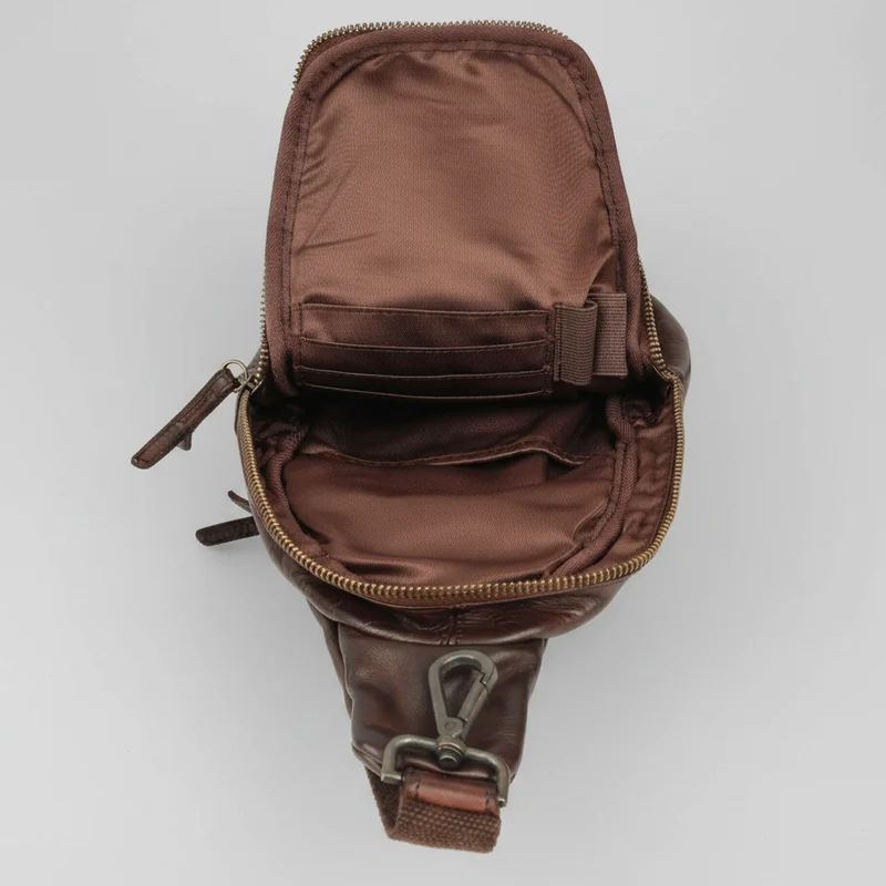 MET Off The Shoulder Leather Chest Bag Backpack