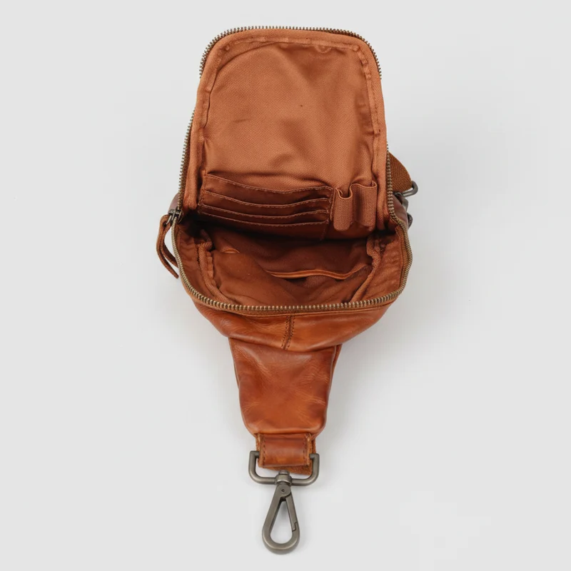 MET Off The Shoulder Leather Chest Bag Backpack