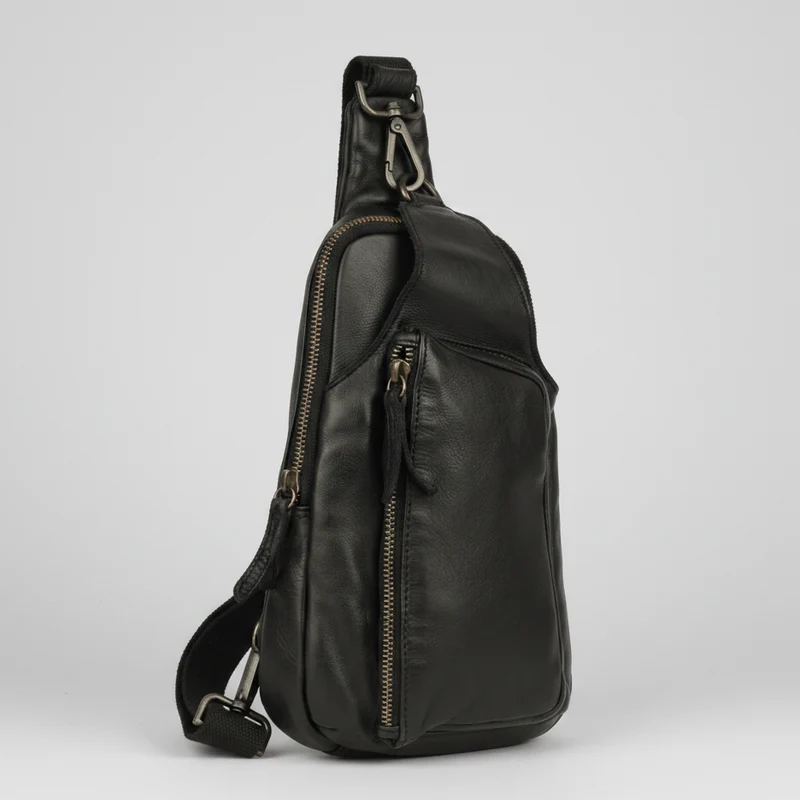 MET Off The Shoulder Leather Chest Bag Backpack