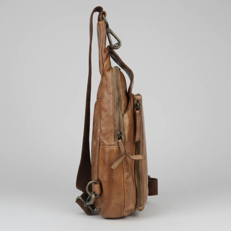 MET Off The Shoulder Leather Chest Bag Backpack