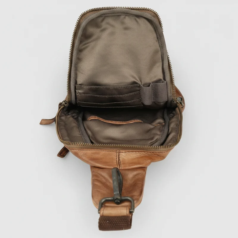 MET Off The Shoulder Leather Chest Bag Backpack