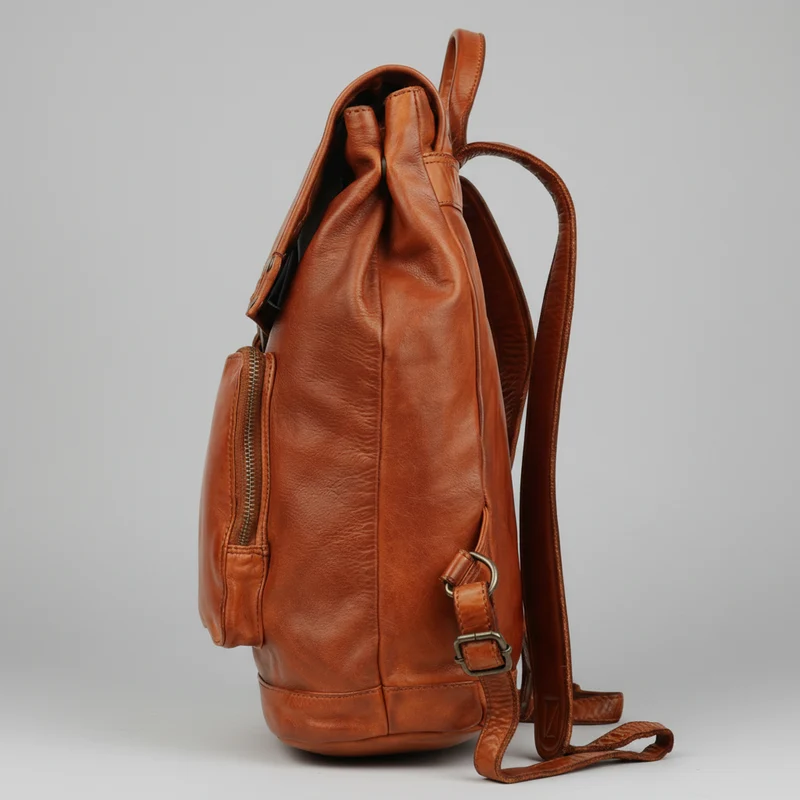 MET Premium Leather Backpack. Urban Rucksack