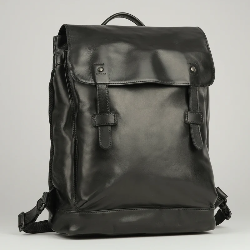 MET Premium Leather Backpack. Urban Rucksack