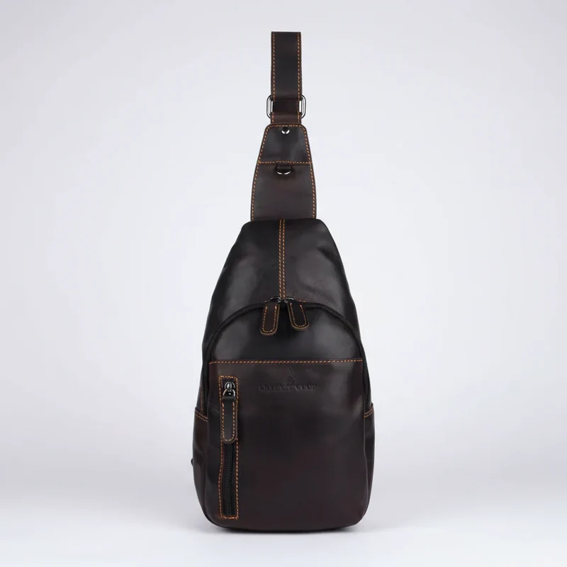 Greenwood Leather Crossbody Chest Bag