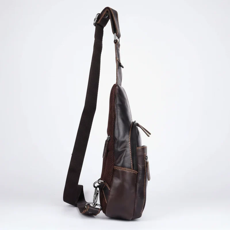 Greenwood Leather Crossbody Chest Bag