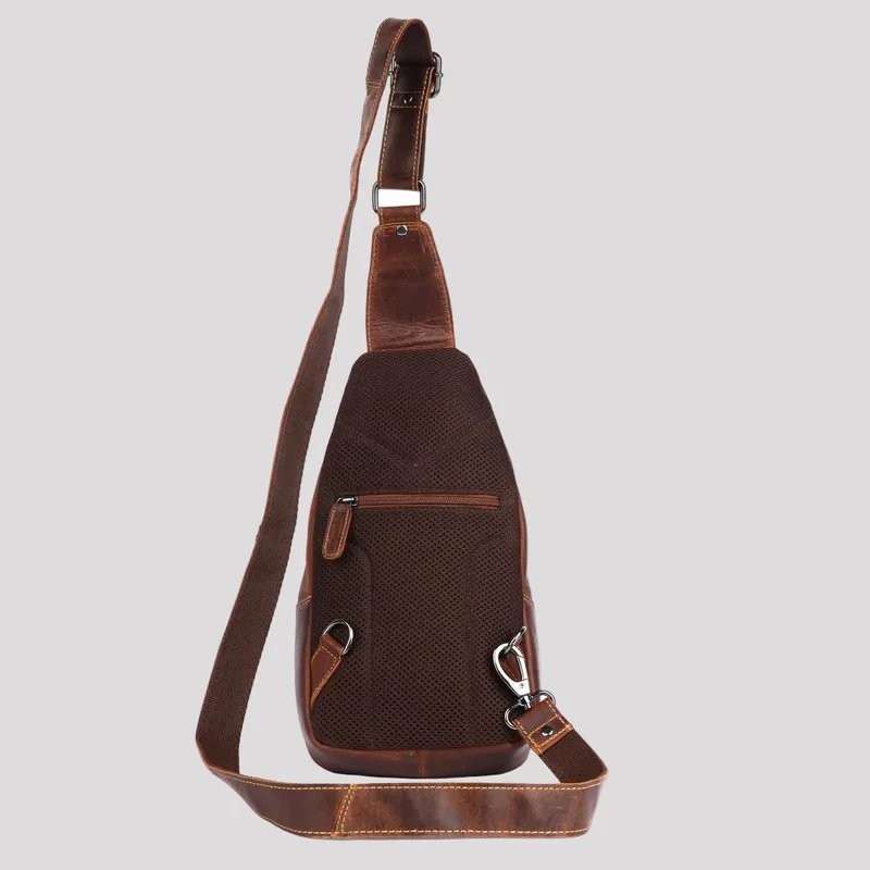 Greenwood Leather Crossbody Chest Bag
