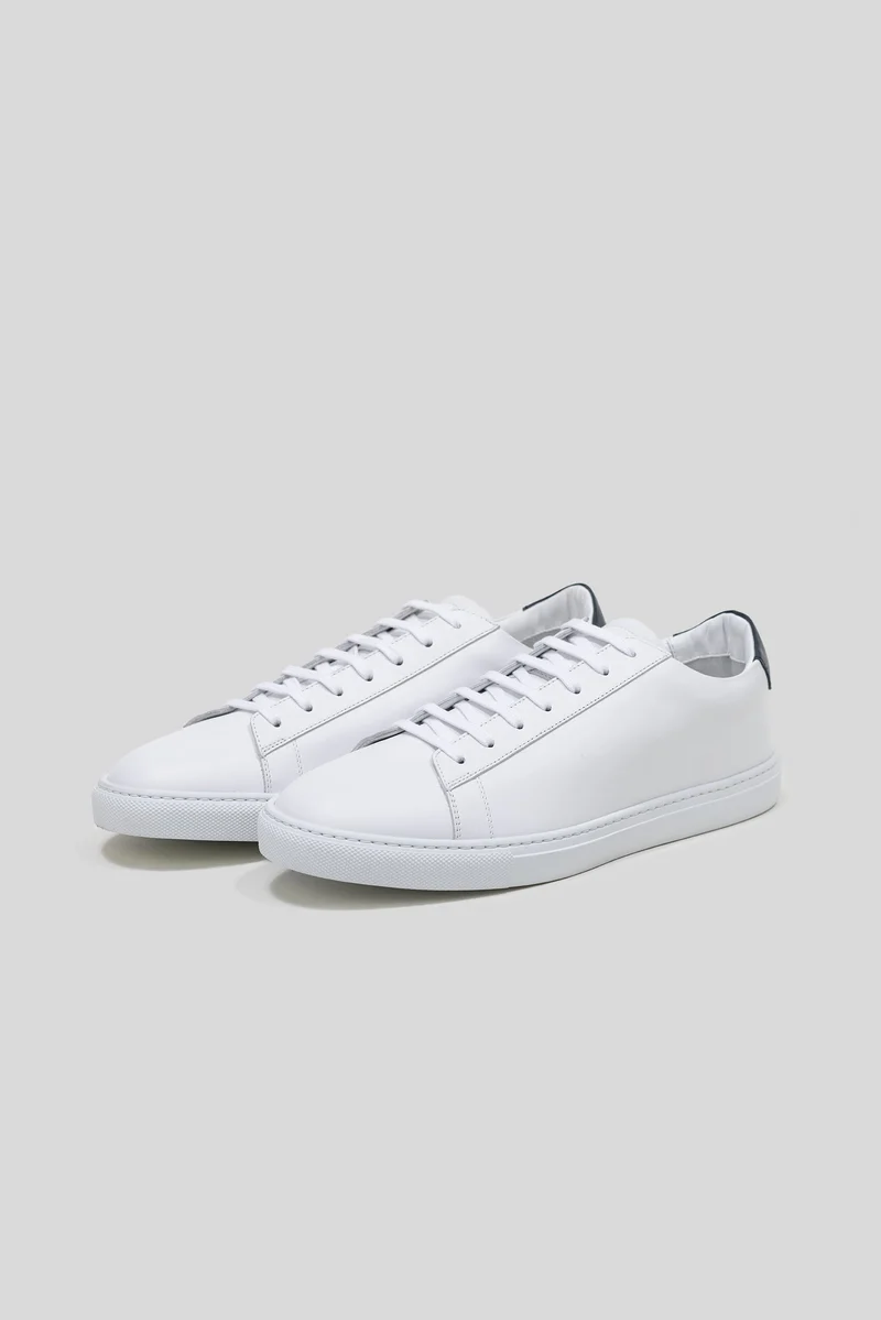 White Calfskin Città Sneaker