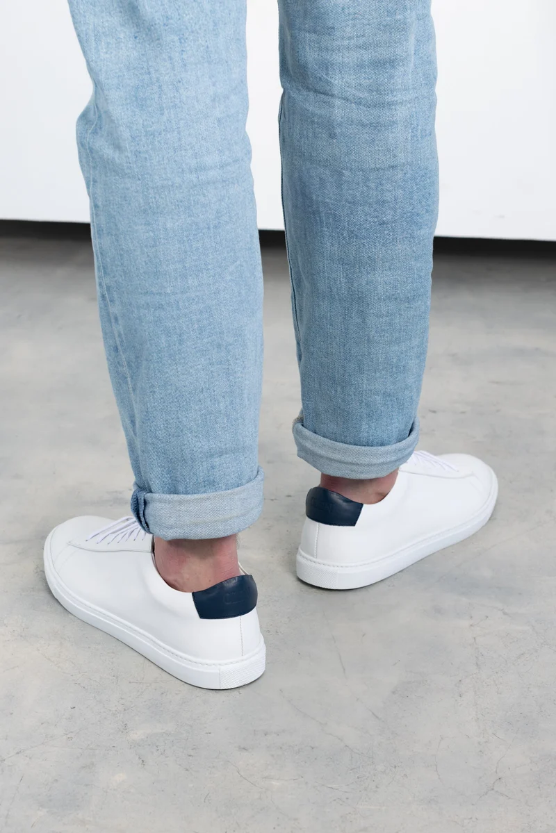 White Calfskin Città Sneaker