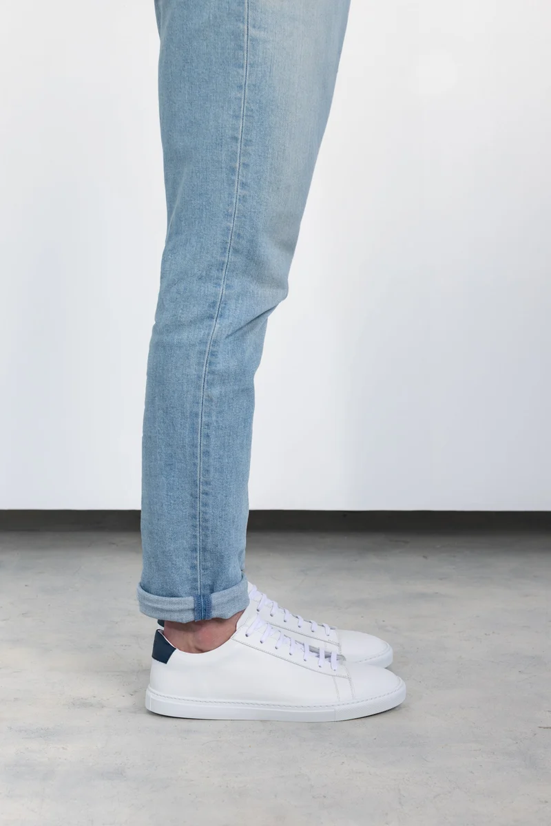 White Calfskin Città Sneaker