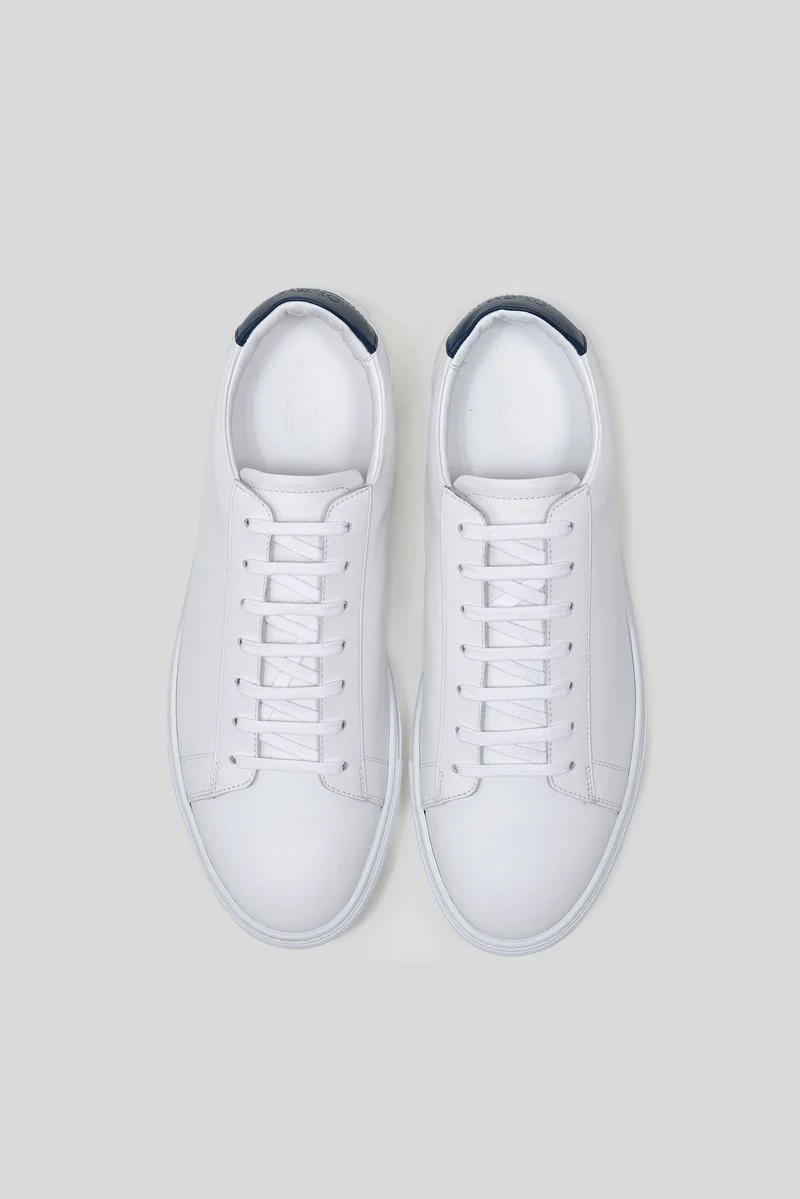 White Calfskin Città Sneaker