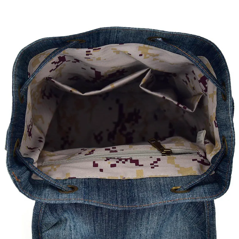 Jess sac à dos femme en jean tendance