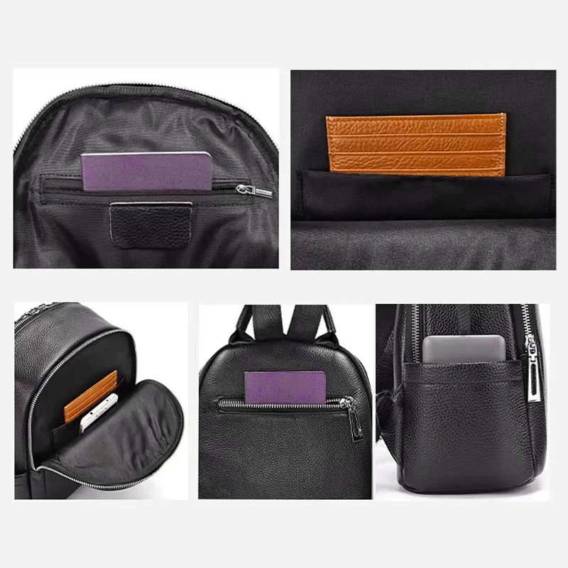 Hazel petit sac à dos femme cuir