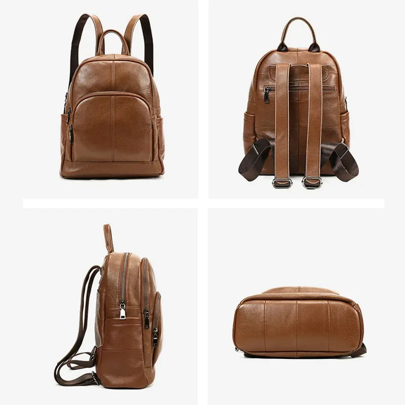 Wyde sac à dos femme en cuir souple