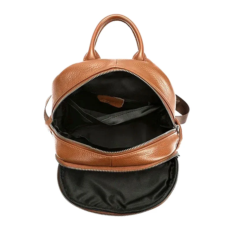 Wyde sac à dos femme en cuir souple