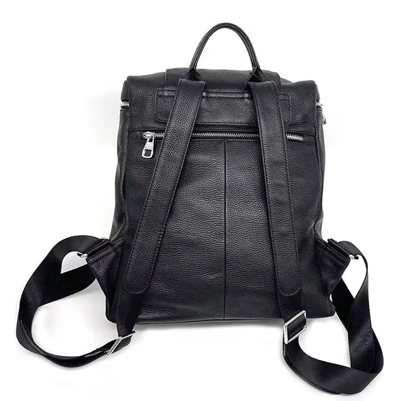 Lusaka sac à dos femme cuir noir