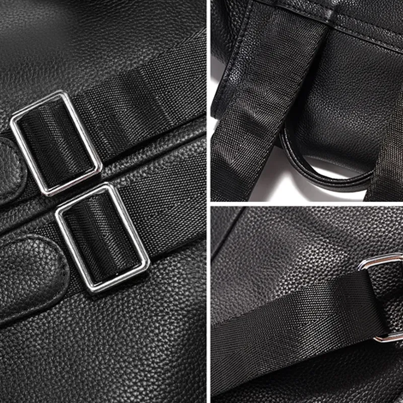 Lusaka sac à dos femme cuir noir